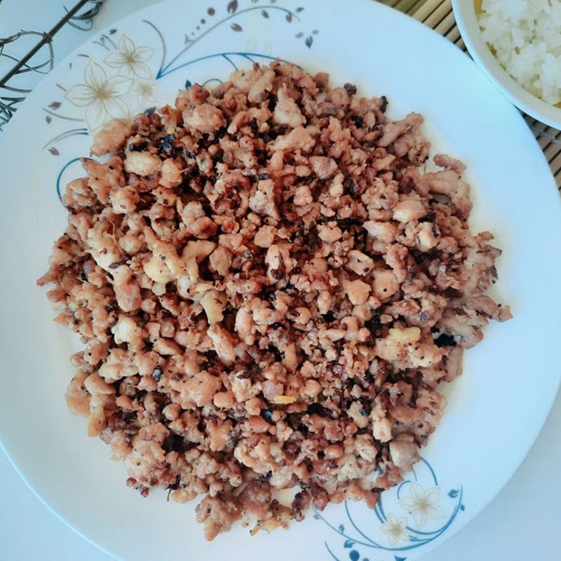 Step 3 Final Product Stir-fried minced chicken with ginger