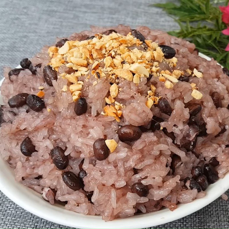 Step 4 Final Product Black Bean Sticky Rice