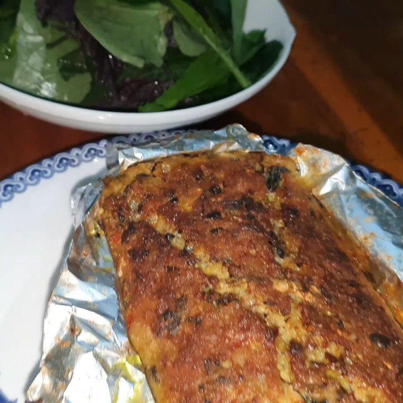 Step 5 Final Product Grilled Snail Cake in Banana Leaf