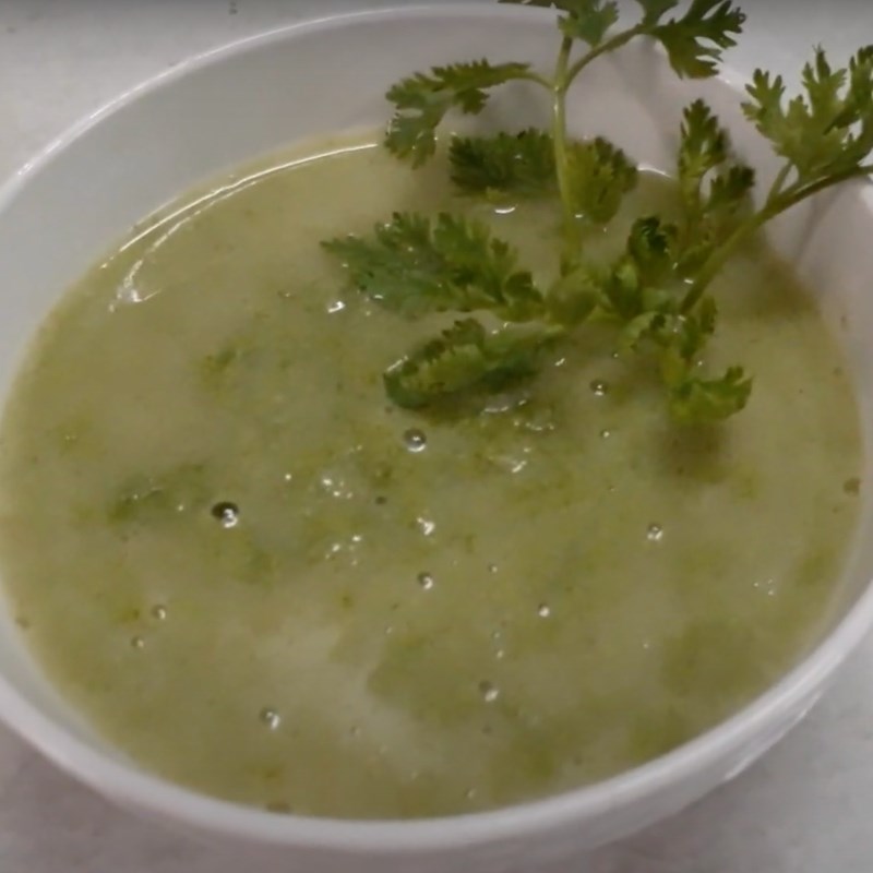 Step 5 Final Product Fresh shrimp and moringa porridge