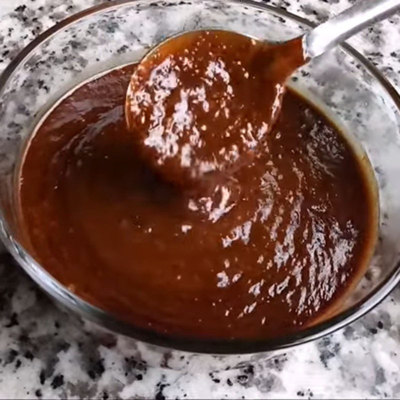 Step 3 Finished product Roast pork sandwich sauce