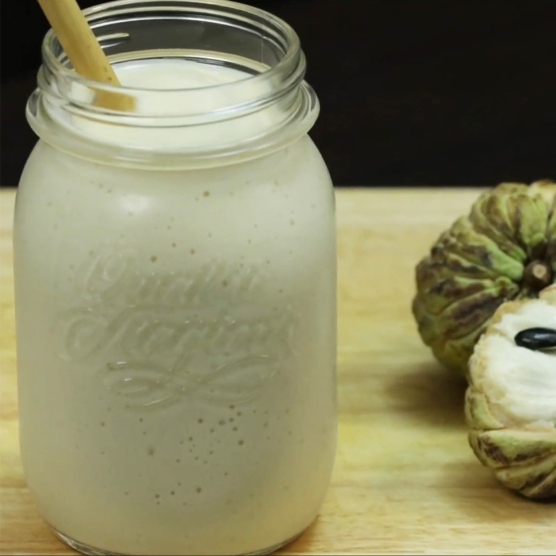 Step 3 Final product Custard Apple Smoothie