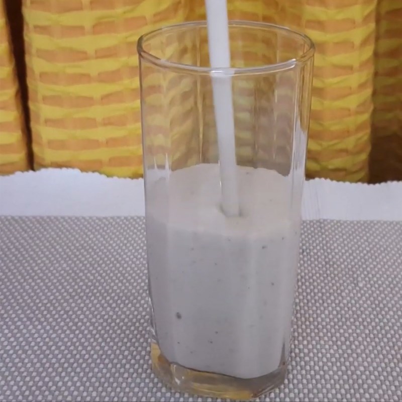 Step 3 Final product Soursop oatmeal smoothie