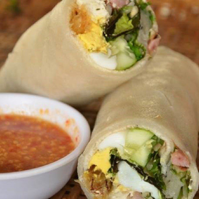 Step 7 Final product Tây Sơn rice rolls