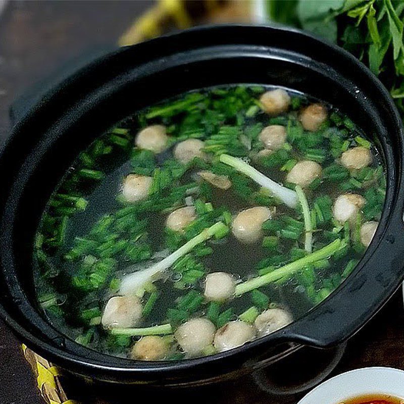 Step 5 Final Product Snakehead Fish Hot Pot with Mushrooms