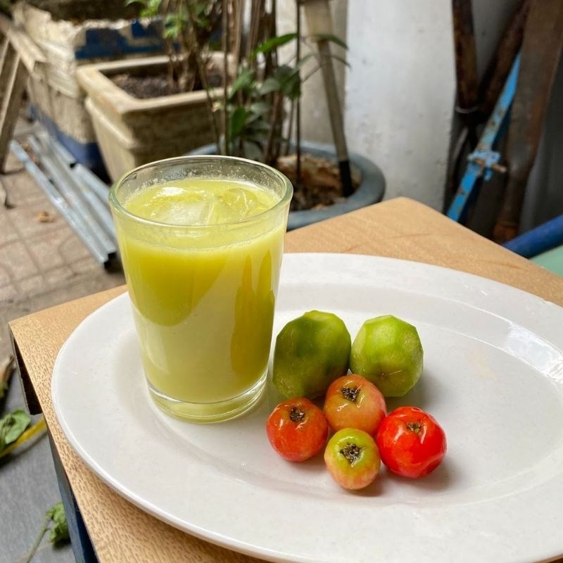 Step 3 Final Product Star fruit and Plum Juice