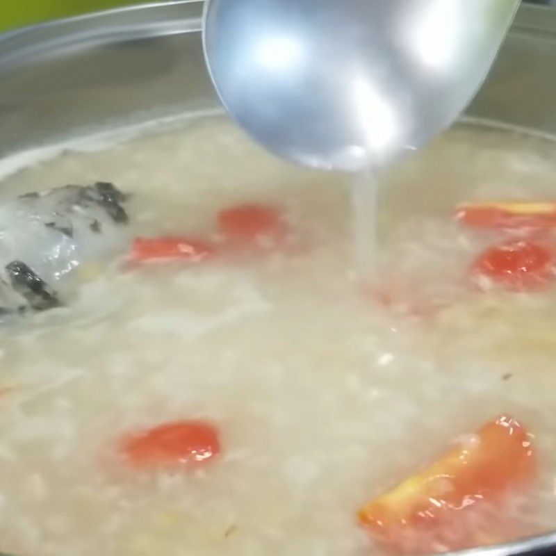 Step 5 Final product for sour snakehead fish hotpot