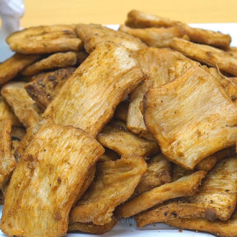 Step 5 Final Product Vegetarian Dried Catfish (vegetarian fried catfish)