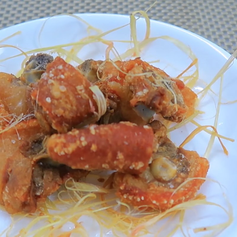 Step 5 Final product Crispy fried pig tail