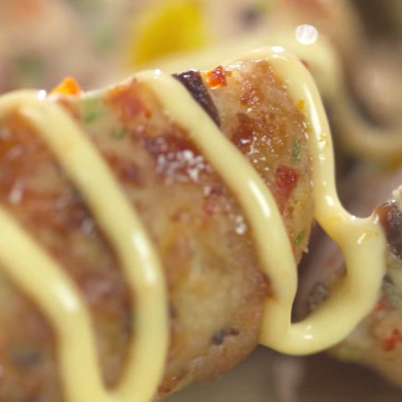 Step 6 Final product Salted egg pork sausage