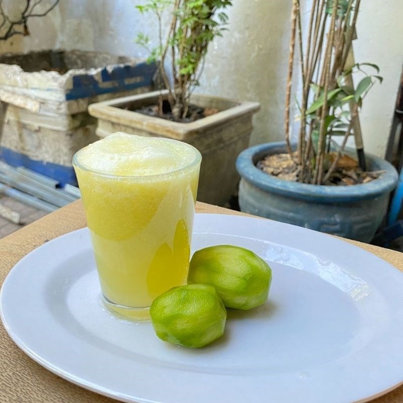 Step 3 Final product Starfruit apple juice