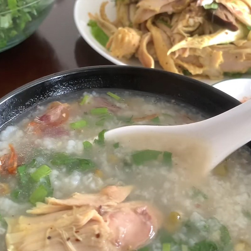 Step 10 Final Product Chicken Porridge with Perilla