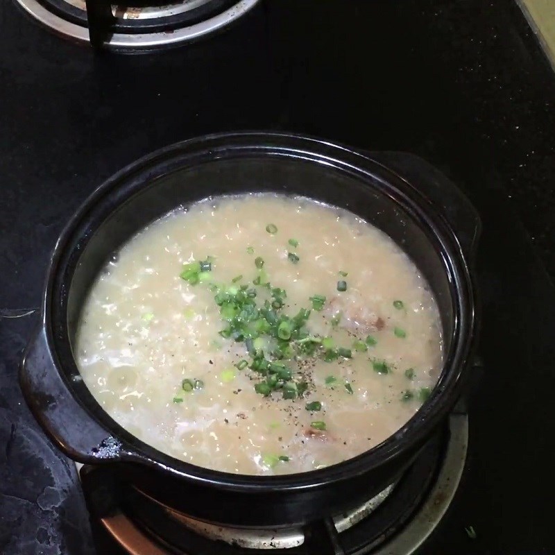 Step 5 Finished Product Taiwanese Pork Rib Porridge