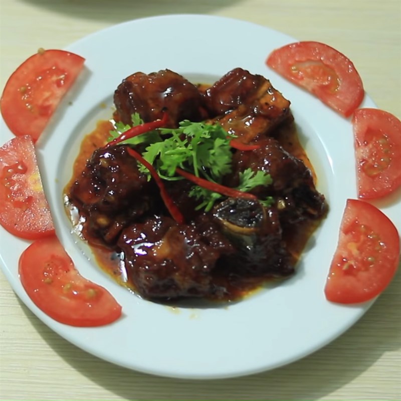 Step 5 Final Product Braised Pork Ribs with Pepper