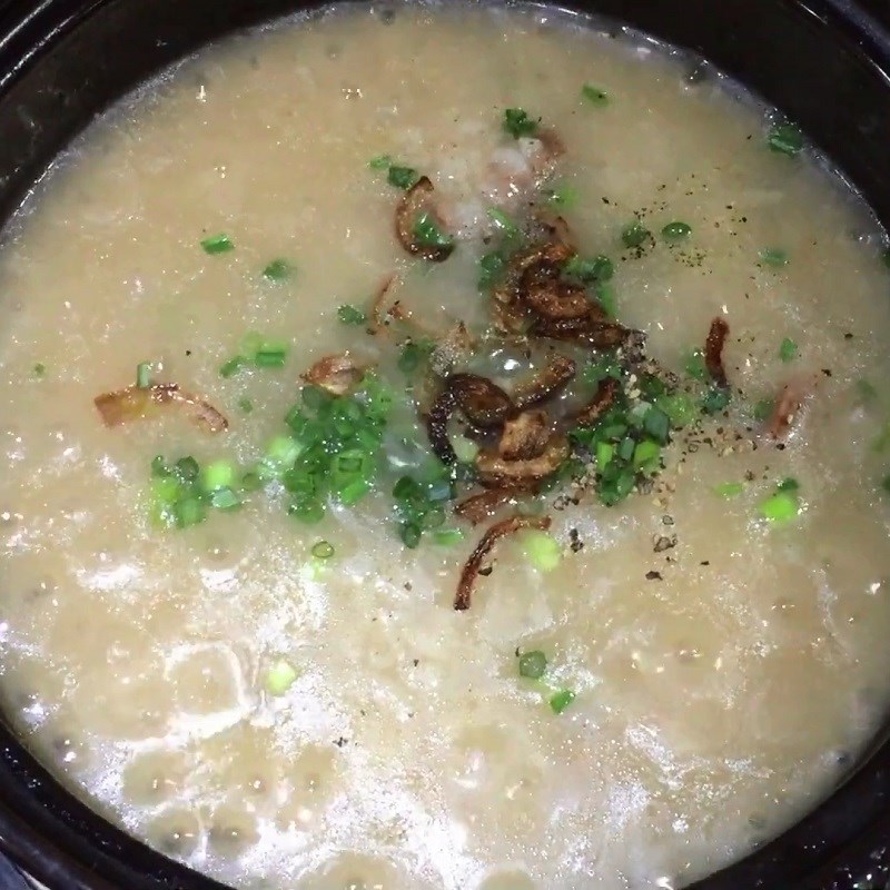 Step 5 Finished Product Taiwanese Pork Rib Porridge