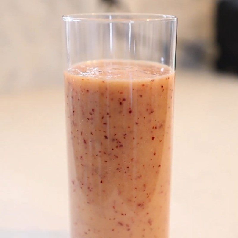 Step 3 Final Product Peach Banana Smoothie