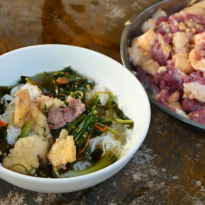 Step 5 Finished Product Beef Hotpot with Wild Pepper Leaves