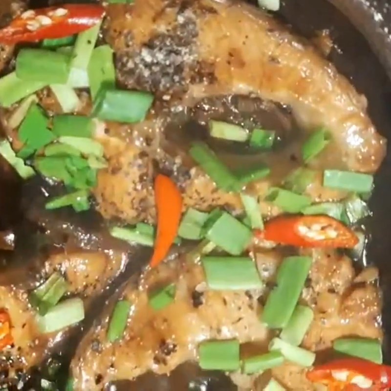 Step 4 Final product Dried bamboo shoot catfish stew