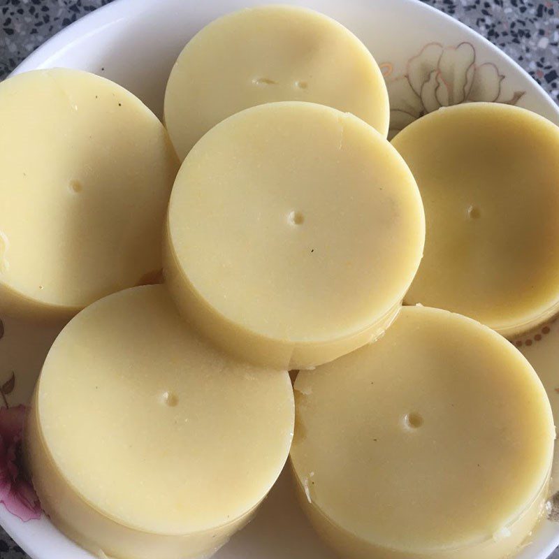 Step 4 Final product Corn milk jelly