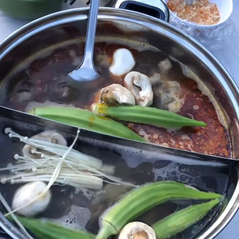 Step 3 Final product of beef rib hot pot