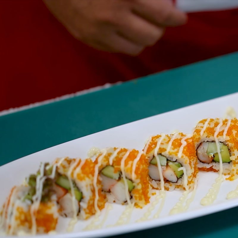 Step 5 Final product Maki sushi