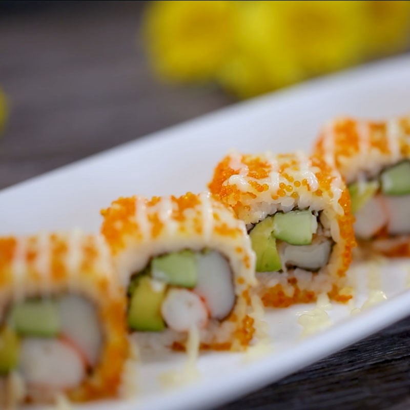 Step 5 Final product Maki sushi