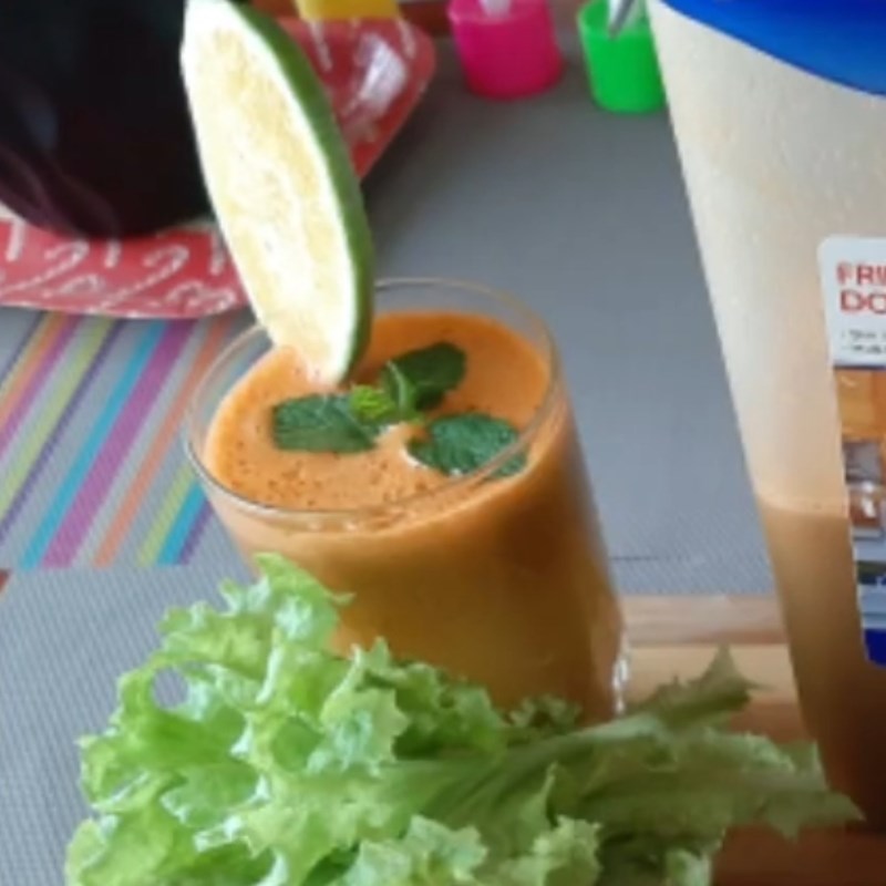 Step 3 Final Product Carrot Orange Lettuce Juice
