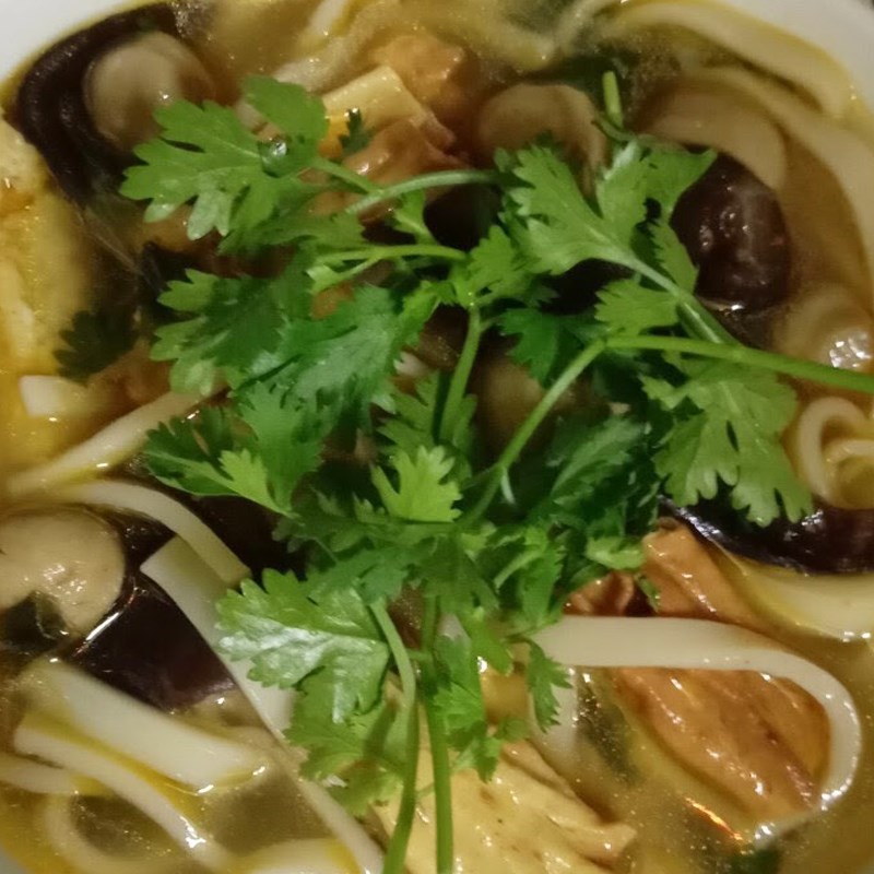 Step 4 Final product Vegetarian Huế wheat flour bánh canh