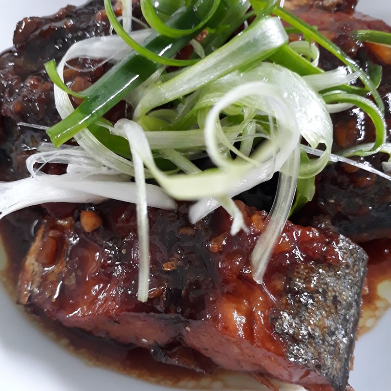 Step 3 Final Product Mackerel with Tamarind Sauce