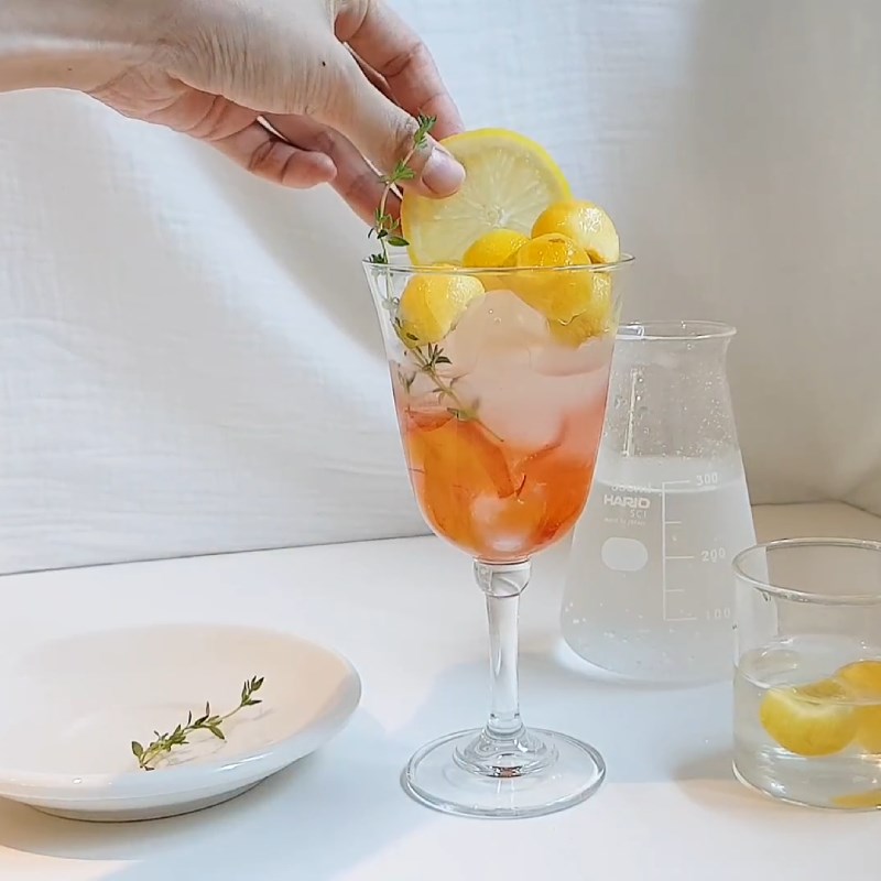 Step 5 Product Peach soda