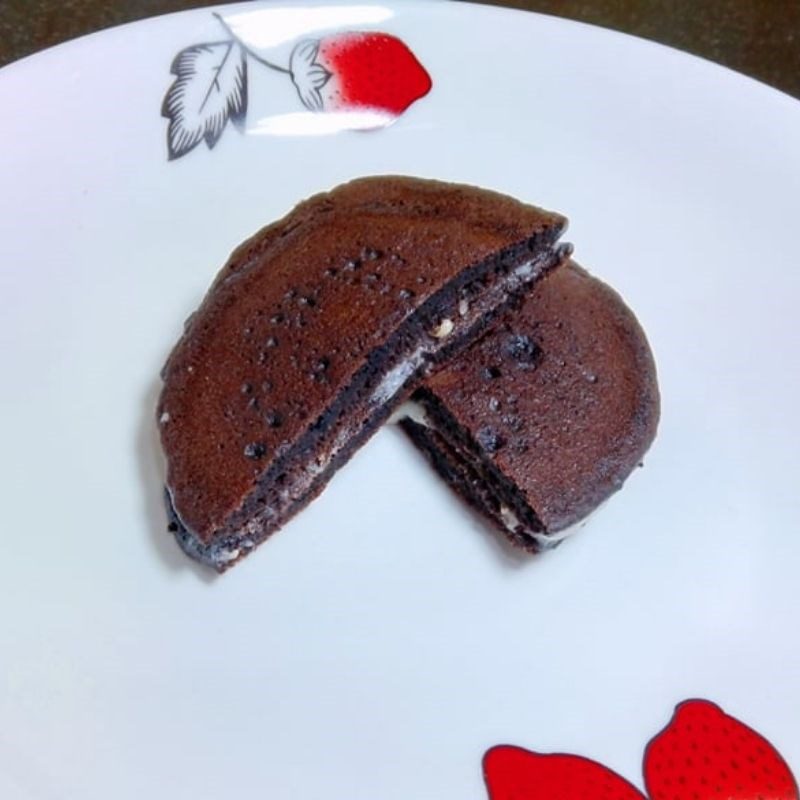 Step 5 Final Product Doraemon oreo pancakes (recipe shared by a user)