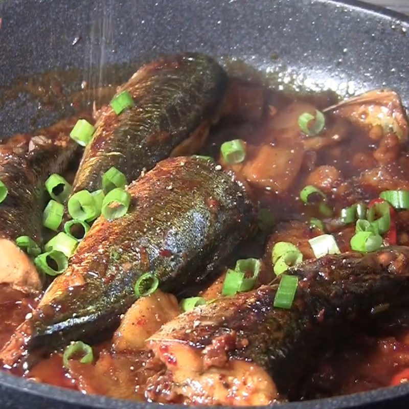 Step 5 Final Product Braised Mackerel with Pork Belly