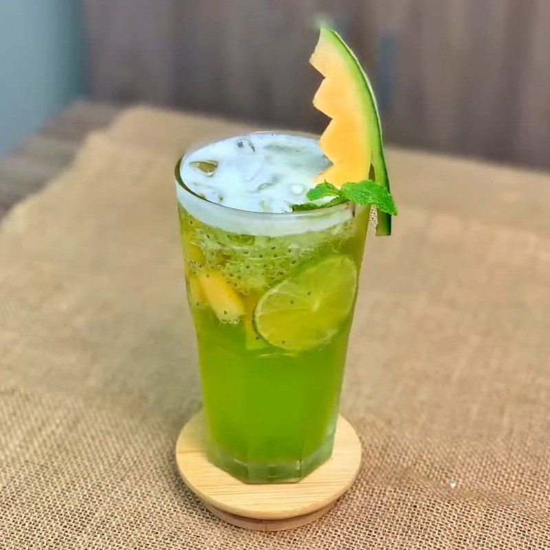 Step 4 Final Product Chia seed melon tea