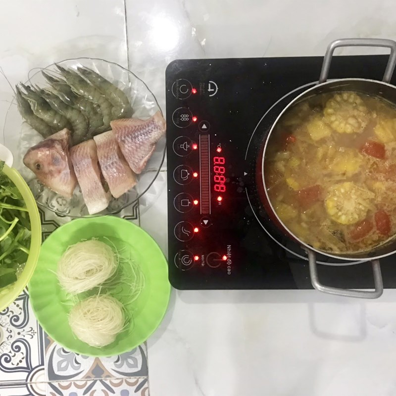 Step 6 Final Product Fermented fish hot pot (recipe shared by users)