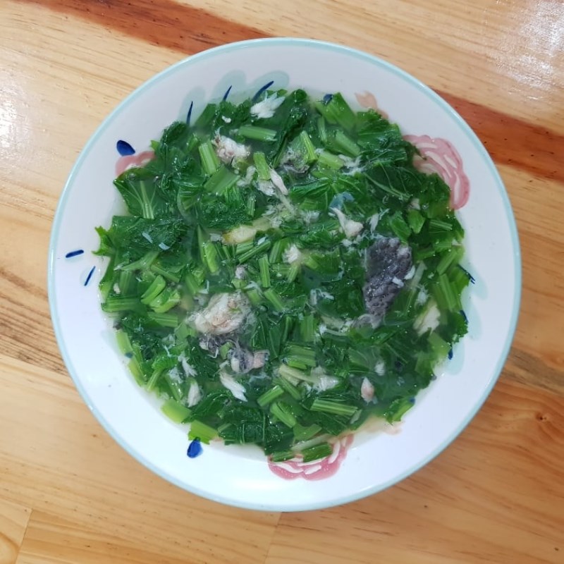 Step 4 Final product Fish and vegetable soup