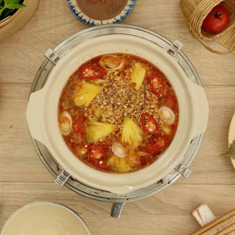 Step 5 Final Product Sour and Spicy Squid Hotpot