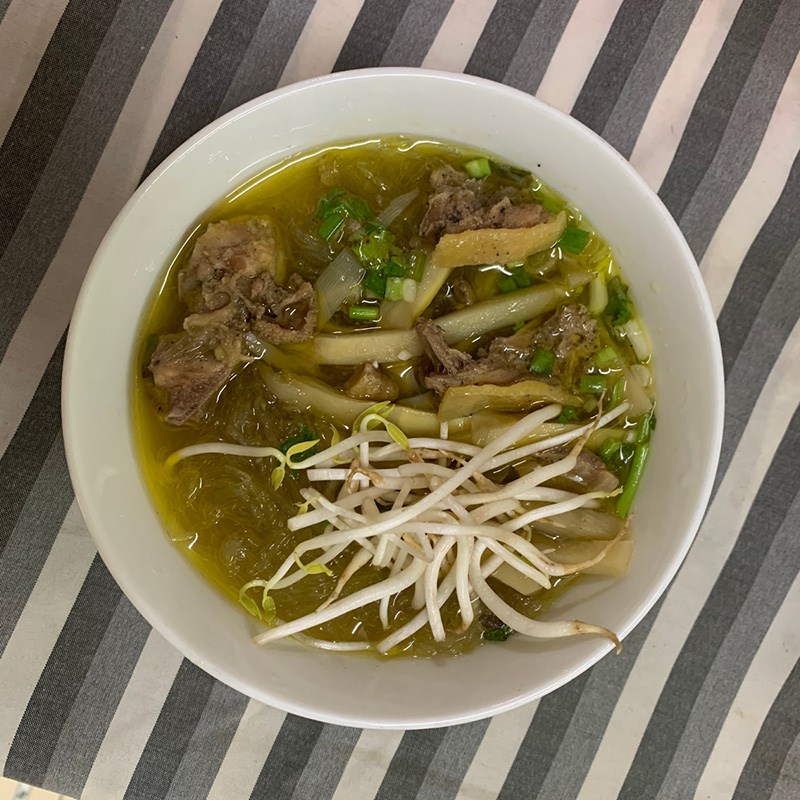 Step 5 Final product Chicken bamboo shoot vermicelli