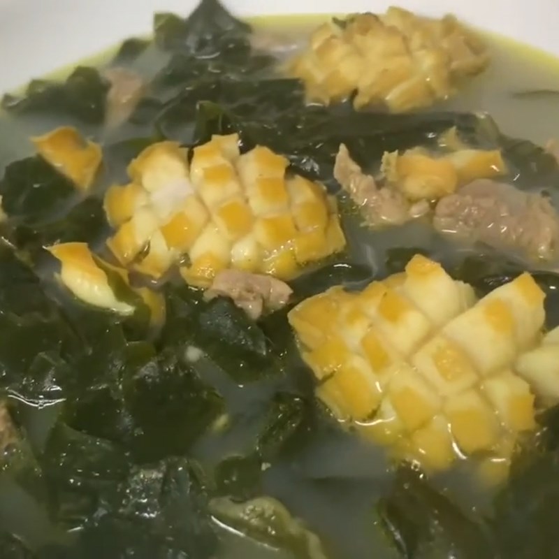 Step 4 Final Product Seaweed Abalone Soup