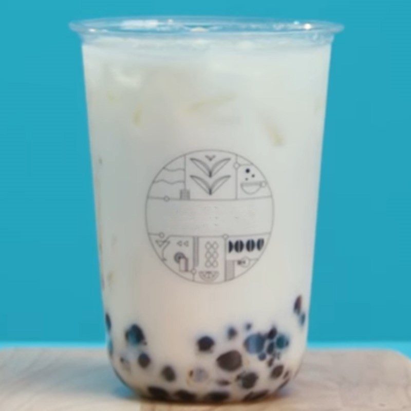 Step 4 Final Product Roasted Rice Milk Tea with Tapioca