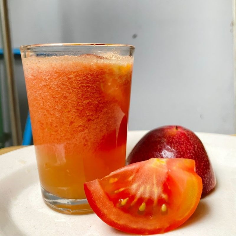 Step 3 Final product Tomato Passion Fruit Juice