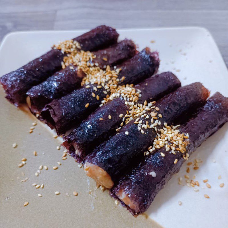 Step 4 Finished product of Pork roll with seaweed (Recipe shared by users)