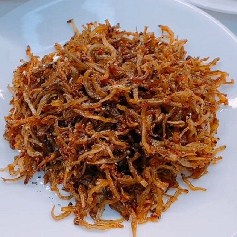 Step 4 Final Product Dried anchovies with pepper
