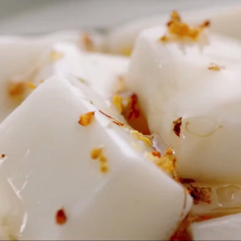Step 5 Final product of almond tofu