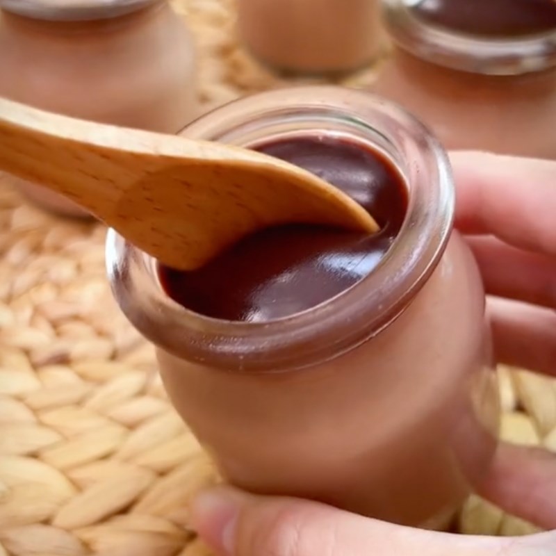 Step 5 Finished Chocolate Panna cotta (Recipe from the TikTok channel Cooking with TasteVN)