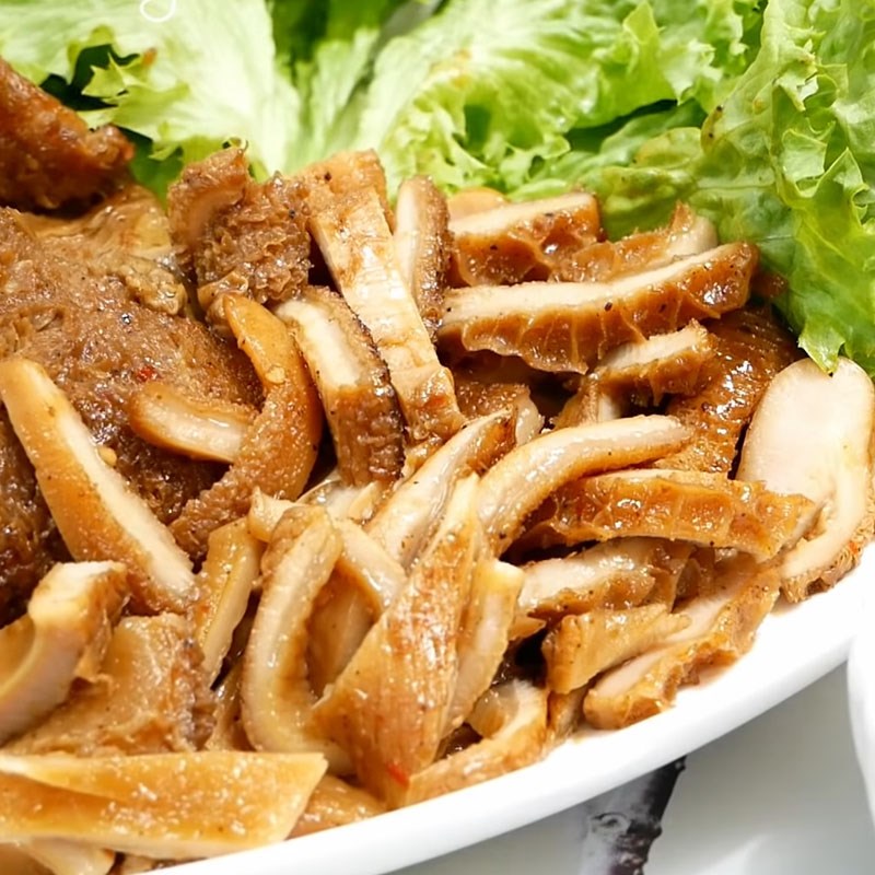 Step 6 Finished product of braised beef tripe using an electric pressure cooker