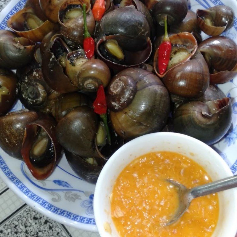 Step 4 Finished Product Steamed blood cockles with lemongrass served with fish sauce