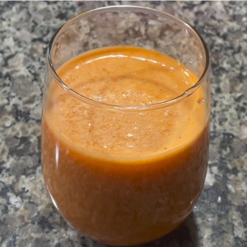 Step 3 Final Product Carrot Papaya Celery Juice