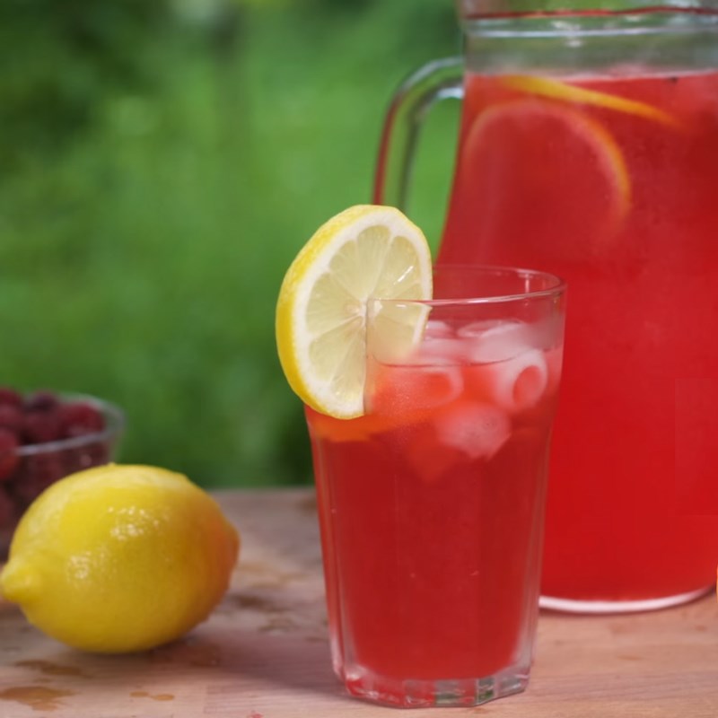 Step 5 Final product Raspberry juice