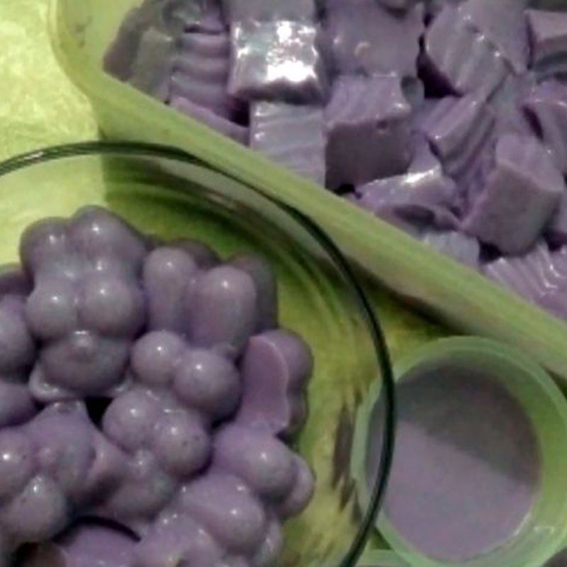 Step 4 Final Product Taro pudding from taro pudding powder