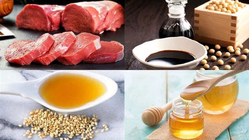 Ingredients for the dish 5 ways to make stir-fried beef